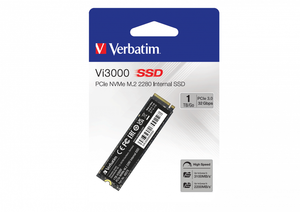 UES 1TB Vi3000 PCIe NVMe M.2 2280 Int SS