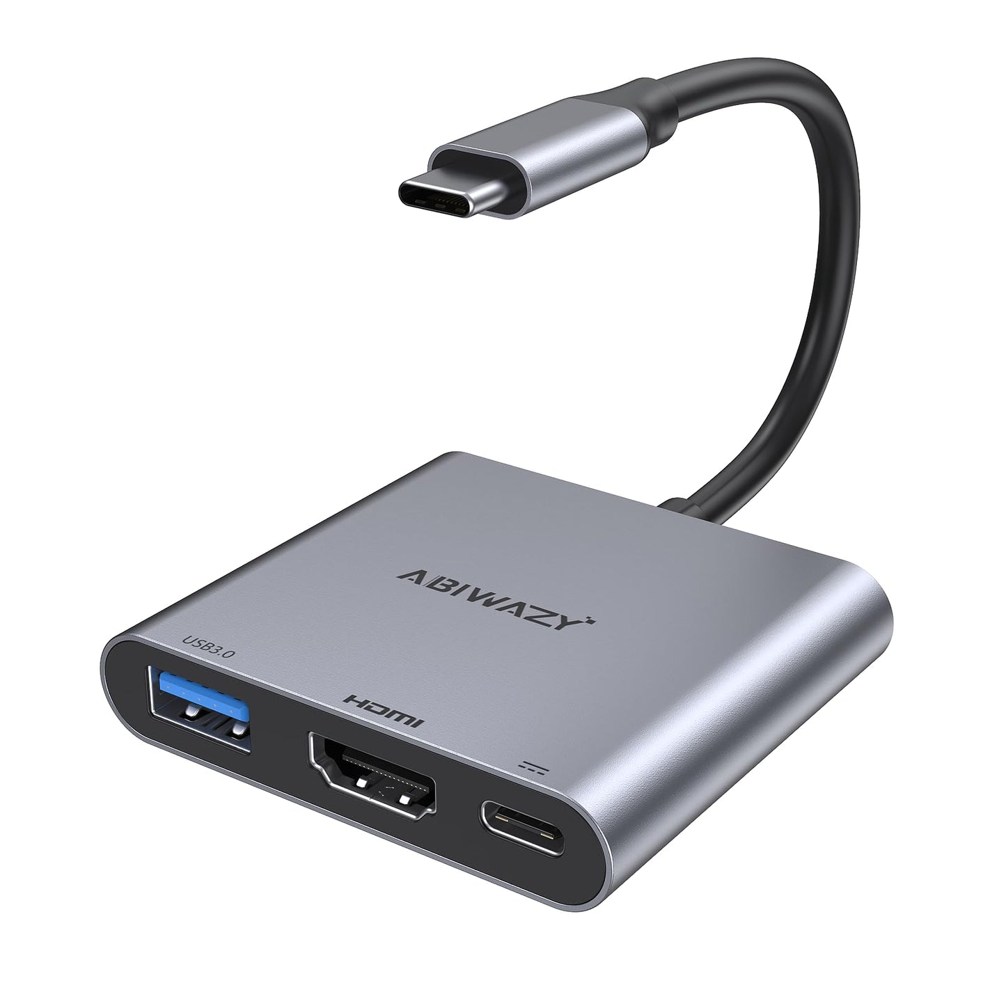 USB C Multiport Adapter - 4K HDMI/PD/USB