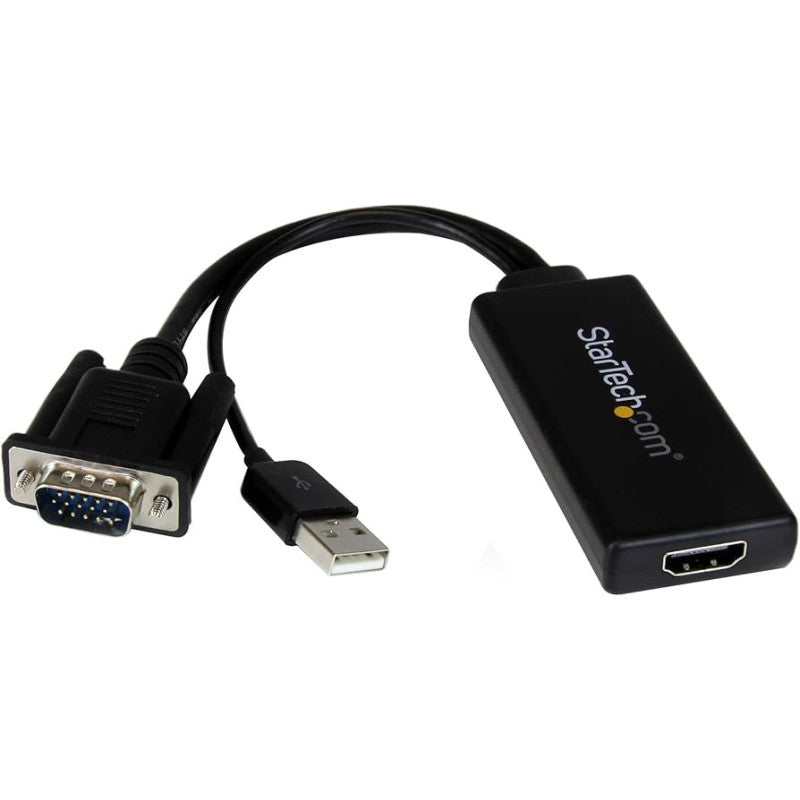 VGA to HDMI Adapter with USB Audio Power