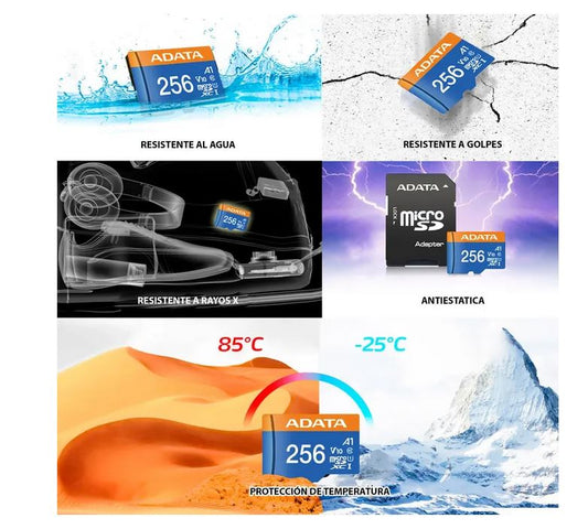 ADATA MCSD 256GB - CL10 A1