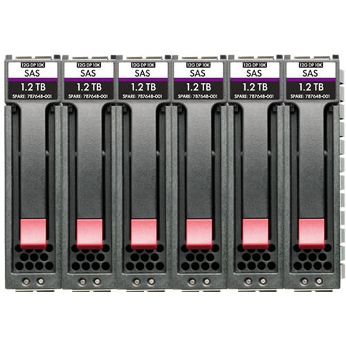 HPE MSA 14,4T SAS 10K SFF M2 6pk HDD Bdl