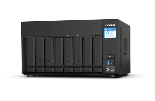 NAS de alta capacidad con SFP+ 10GbE y 2