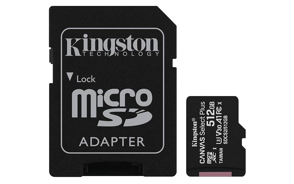 512GB micSDXC Canvas Select Plus 100R A1