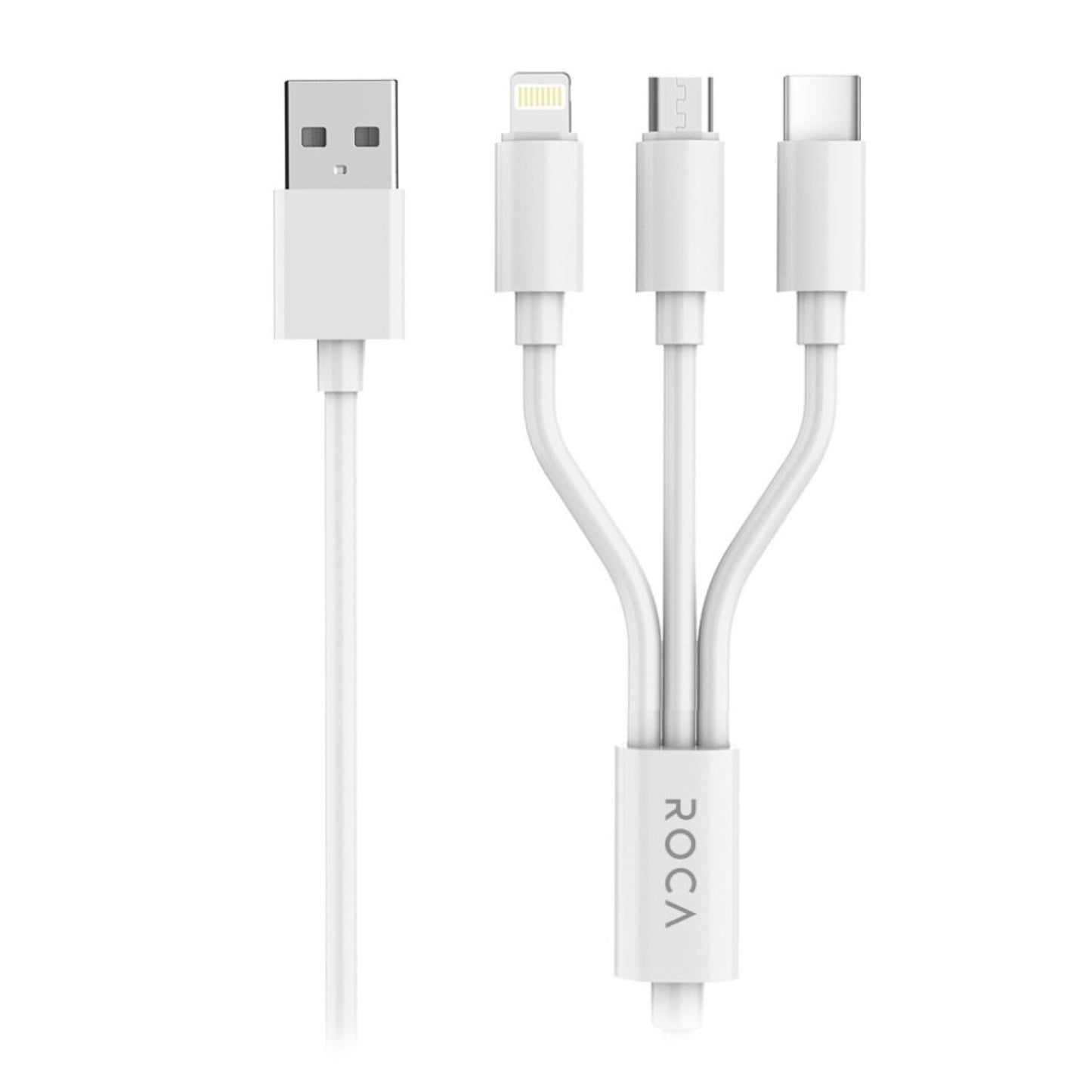 Cable 1m USB a USBC Micro Lightning