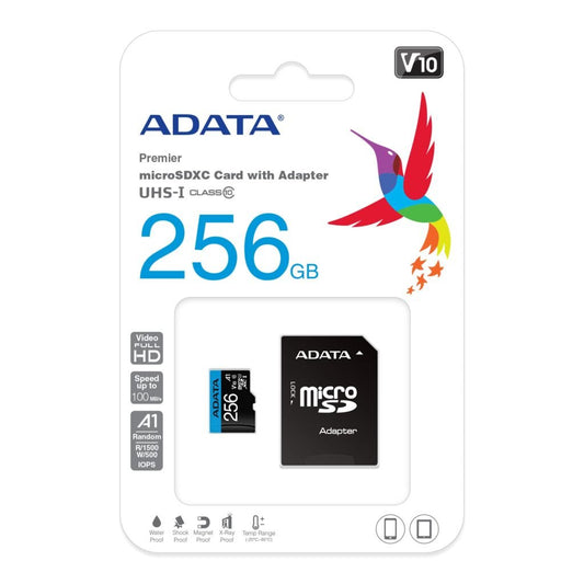 ADATA MCSD 256GB - CL10 A1