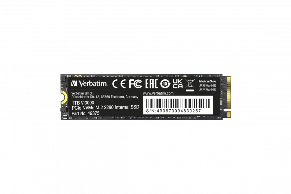 UES 1TB Vi3000 PCIe NVMe M.2 2280 Int SS