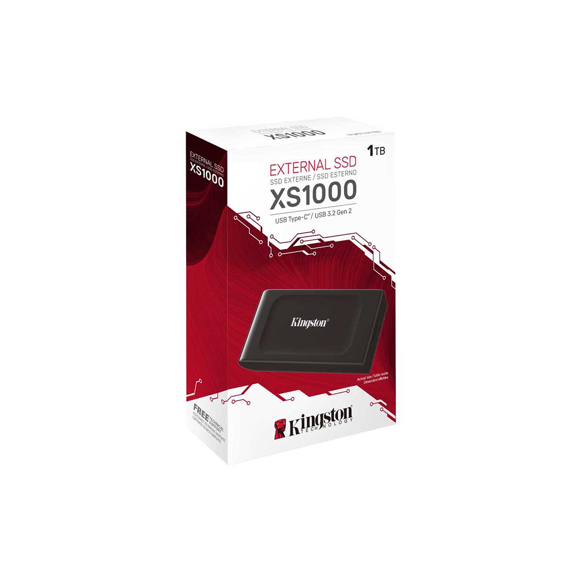 1TB XS1000 External USB 3.2 Gen 2 Porta