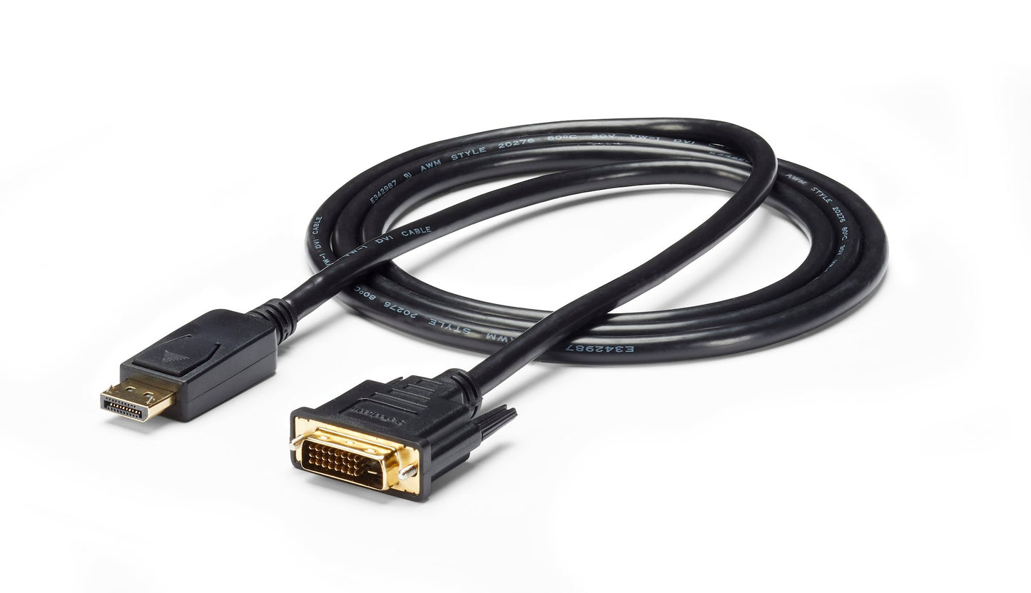 6 ft DisplayPort to DVI Cable - M/M