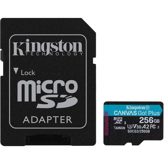 256GB microSDXC Canvas Go Plus Gen4 200M