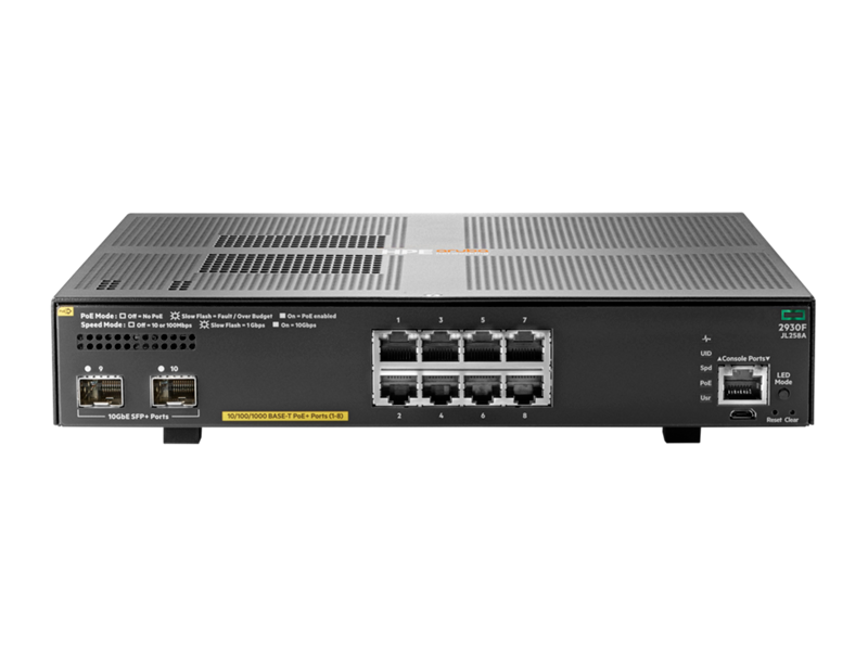 2930F 8G POE+ 2SFP+ SWCH