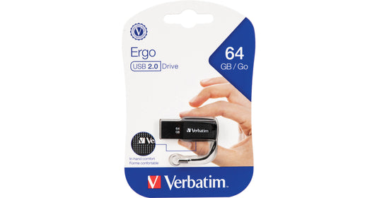 64GB Ergo USB Flash Drive # Black