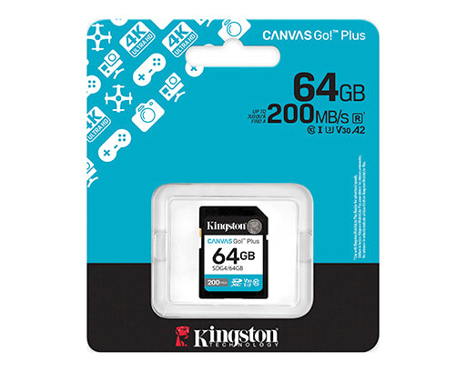64GB microSDXC Canvas Go Plus Gen4 200MB
