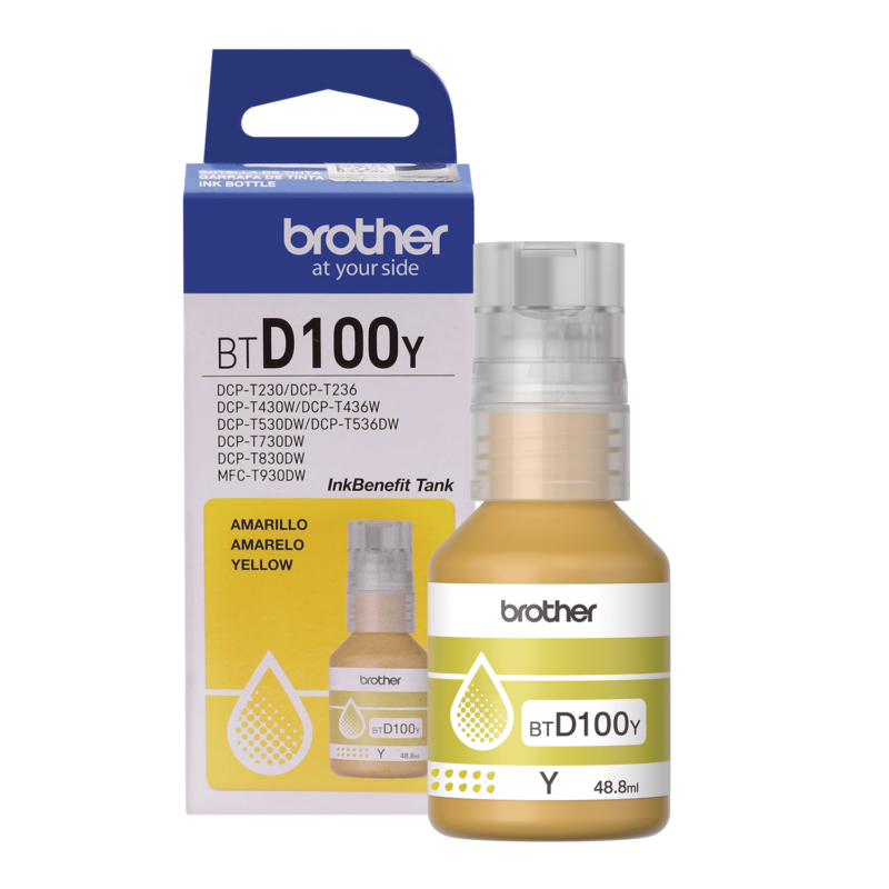 BOTELLA DE TINTA AMARILLA BTD100Y