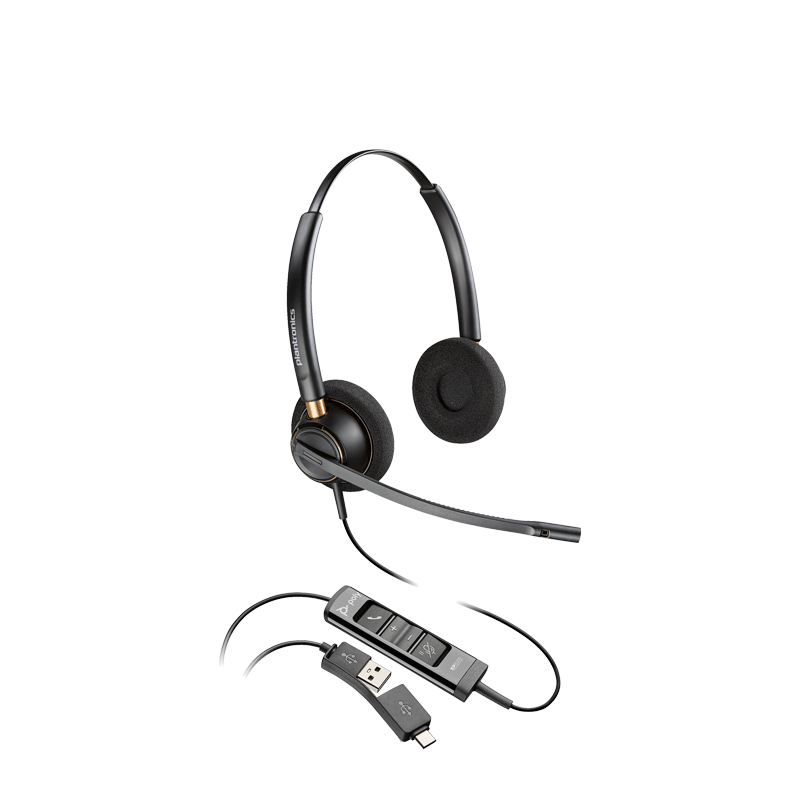 Poly EP 525 USB-A Stereo Headset
