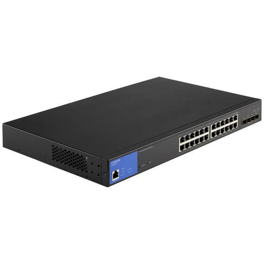 SWITCH 28 PORT POE W/ 4 10G SFP & 410W