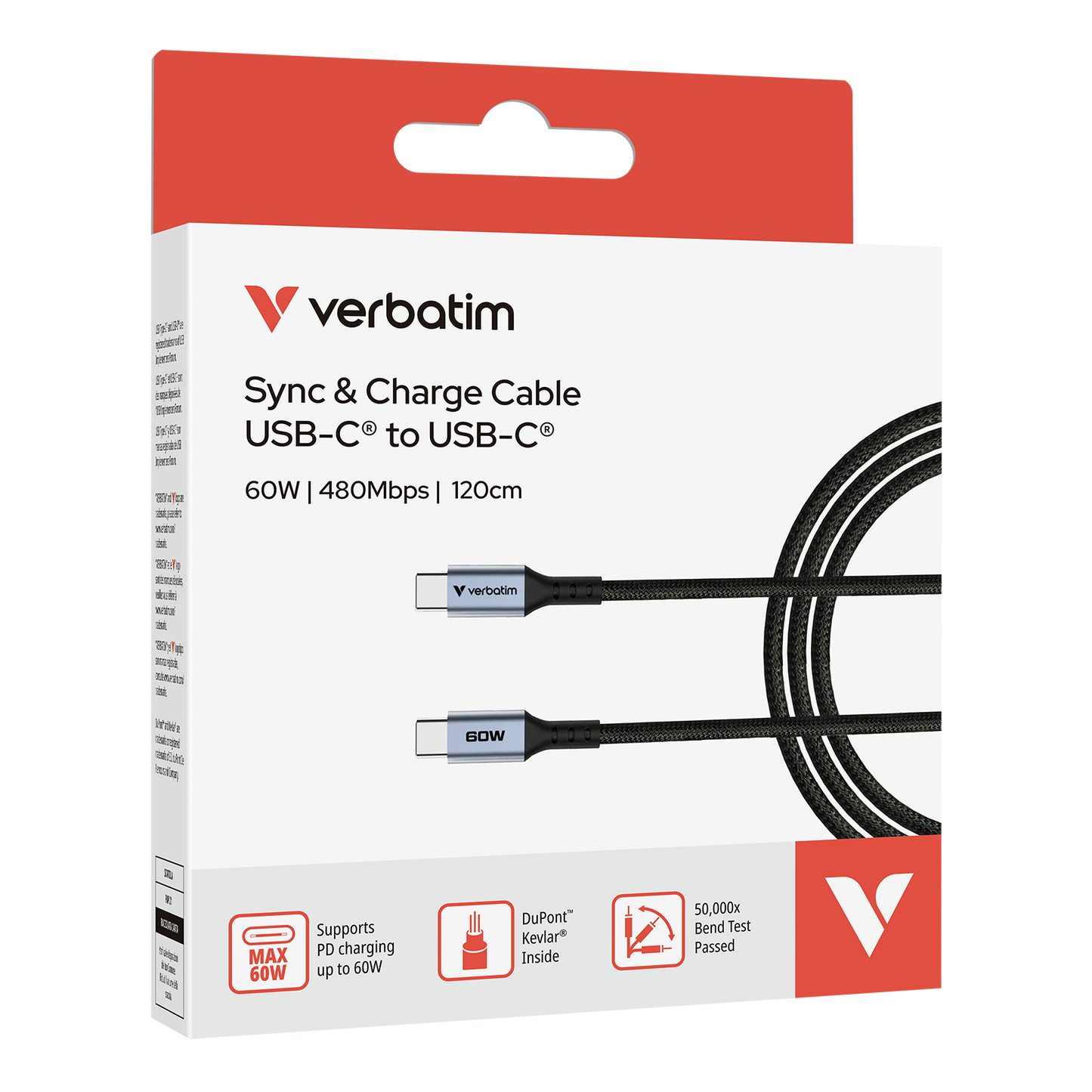 SYNC & CHARGE USB C TO USB C 60W 120 CM