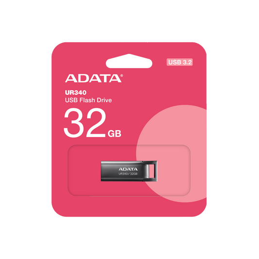 UR340 USB 3.2 32 GB BLACK METAL MEMORY