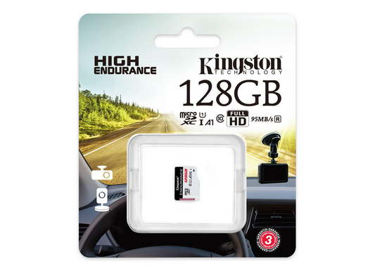 128GB microSDHC Endurance 95R/45W C10 A1