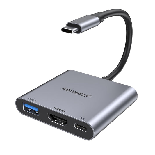 USB C Multiport Adapter - 4K HDMI/PD/USB
