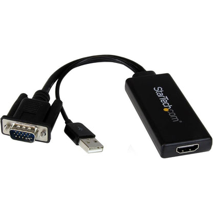 VGA to HDMI Adapter with USB Audio Power