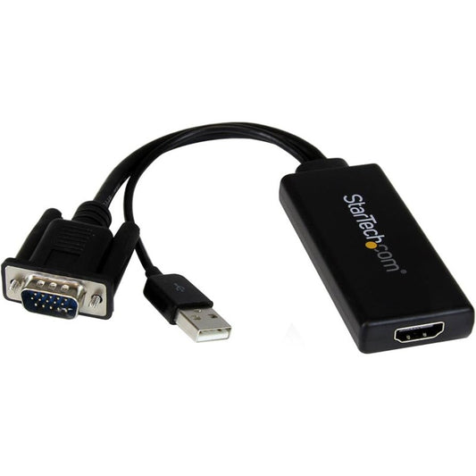 VGA to HDMI Adapter with USB Audio Power