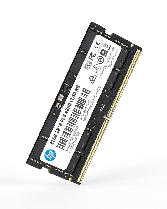 32GB 4800MHz DDR5 Non ECC CL40 SODIMM 2R