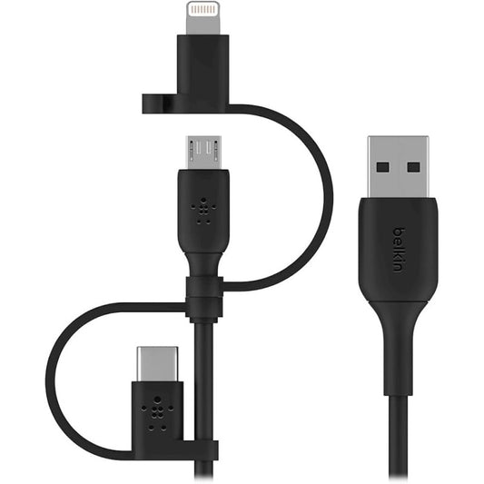 Cable 1m USB a USBC Micro Lightning