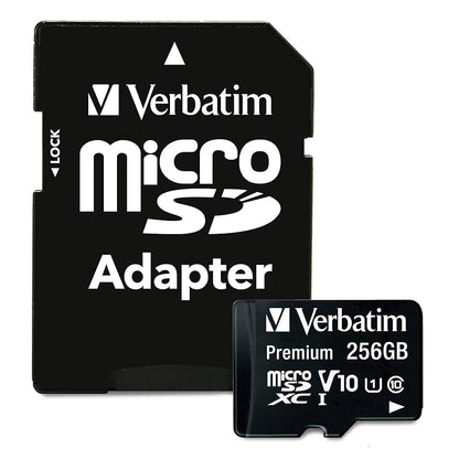 256GB Premium microSDXC Memory Card with