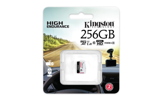 256GB microSDHC Endurance 95R/45W C10 A1