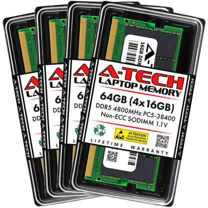 64GB 4800MHz DDR5 Non ECC CL40 SODIMM Ki