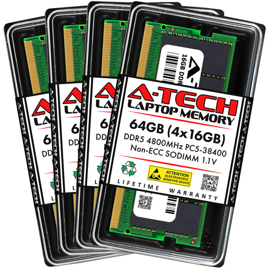 64GB 4800MHz DDR5 Non ECC CL40 SODIMM Ki