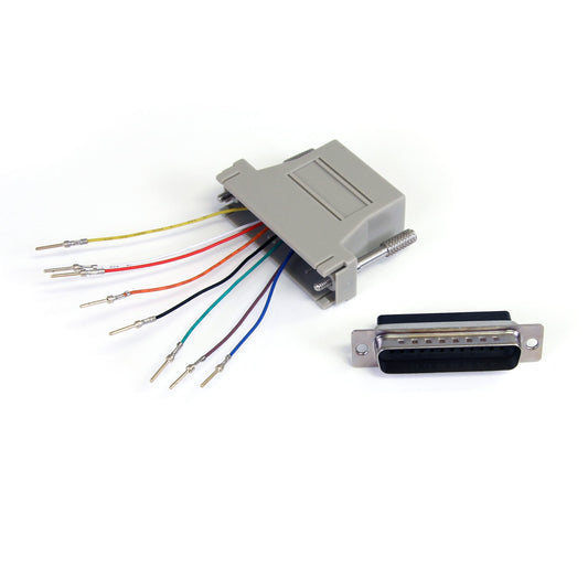 DB25 to RJ45 Modular Adapter - M/F
