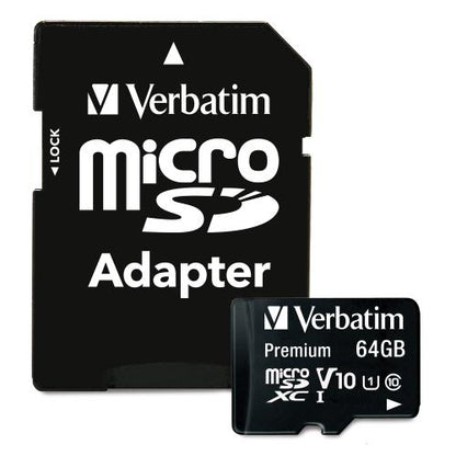 64GB Premium microSDXC Memory Card with
