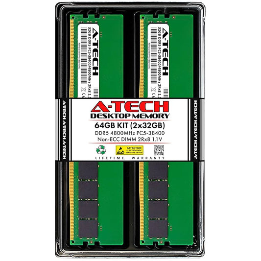 64GB 4800MHz DDR5 Non ECC CL40 DIMM Kit