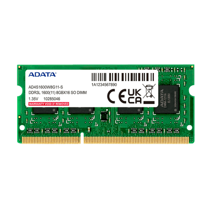 ADATA DRAM DDR3L SO-DIMM 8GB 1600