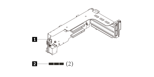V3 2U x16/x8/x8 G4 Riser 1/2 Kit