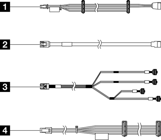 ThinkSystem ST50 V2 Internal Drive Cable