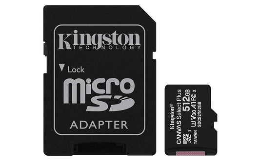 512GB micSDXC Canvas Select Plus 100R A1