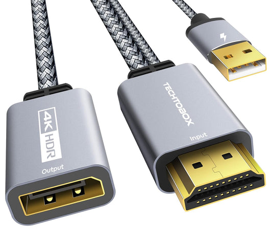 Conversor HDMI a DisplayPort - 4K