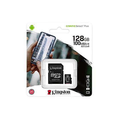 128GB MICROSDXC CANVAS SELECT