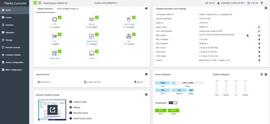ThinkSystem XClarity Controller Standard
