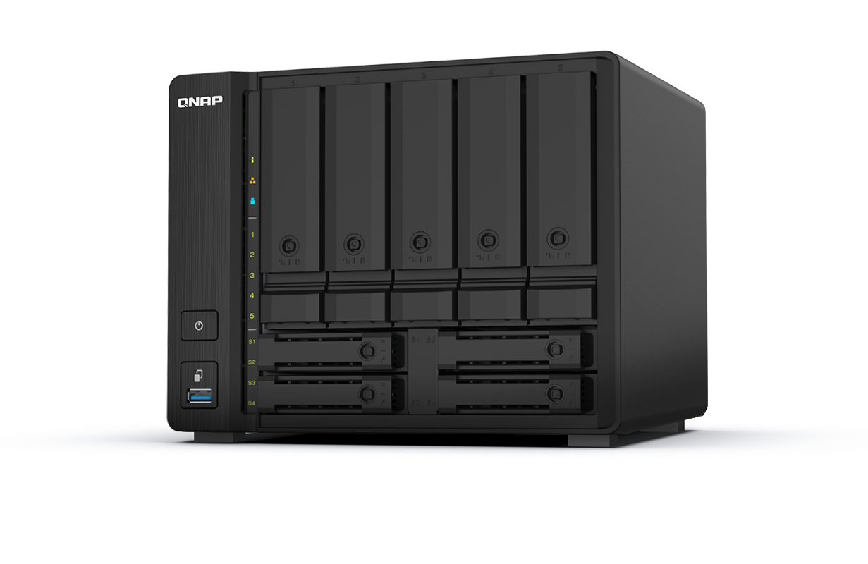 NAS de alta capacidad con SFP+ 10GbE y 2