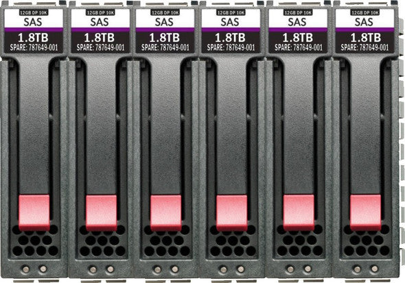 HPE MSA 14,4T SAS 10K SFF M2 6pk HDD Bdl