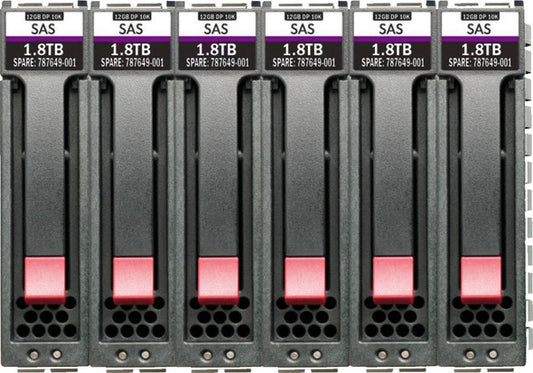 HPE MSA 14,4T SAS 10K SFF M2 6pk HDD Bdl