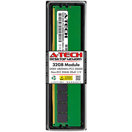 32GB 4800MHz DDR5 Non-ECC CL40 DIMM 2Rx8