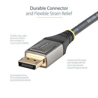 Cable 1m DisplayPort 1.4