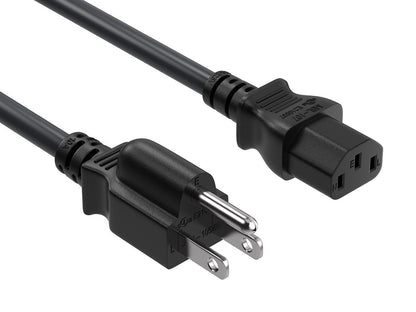 12ft 5-15P to C13 18 AWG PC Power Cable