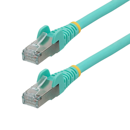35ft Aqua Molded Category 6a Patch Cable