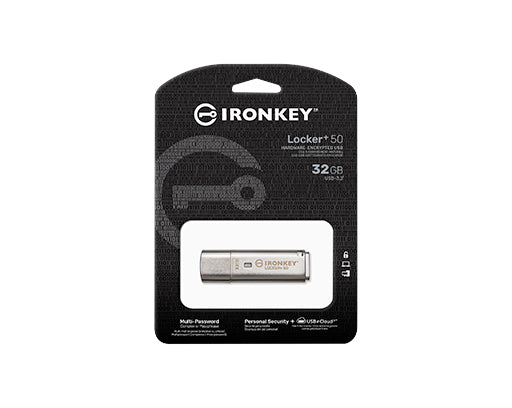 16GB IronKey Locker Plus 50 AES Encrypte