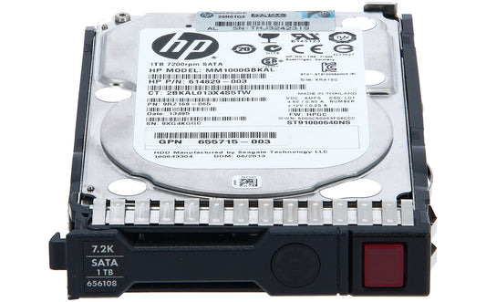 1TB 6G SATA 7.2K 2.5IN SC MDL HDD